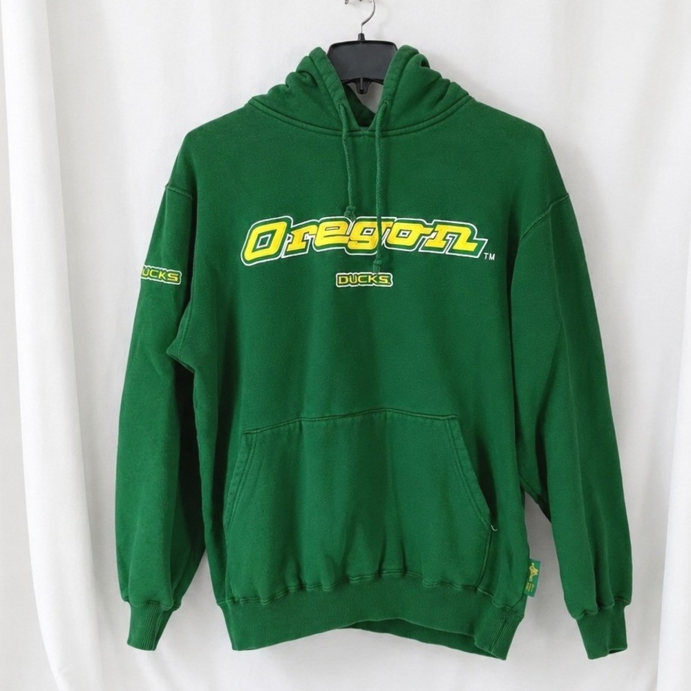 Creation Of Demand Oregon Ducks Hoodie Mens‎ Large Green Heavyweight Pullover